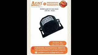 REVERSE ALARM 12V HIGH SOUND#automobile#foglamp#ledlights#alarm#sound#reverse#relay#buzzer#melody
