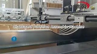 ZHENHUA CGJ Corrugated Clapboard Manufacture Partition Assembler Machinery
