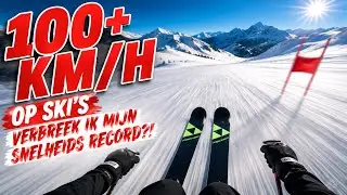 100+ km/h op ski’s 🚀 Breek ik EINDELIJK mijn record?! 