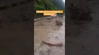 Climate Crisis: #Uttarakhand #Cloudburst in Chamoli District. #Rainfall #flooding #rainfall