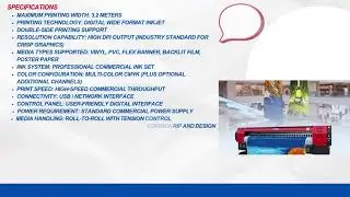 3.2M Commercial Wide Format Double-Side Digital Printer | Large Banner Printing Machine