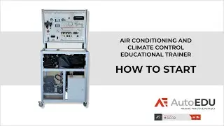 Air Conditioning And Climate Control Educational Trainer MSC02 - how to start