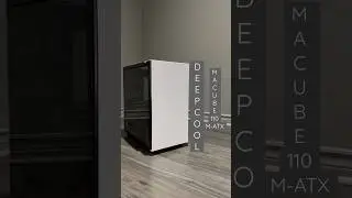 White PC case under $60 (Deepcool Macube 110 M-ATX) #shorts #pccase #deepcool #unboxing