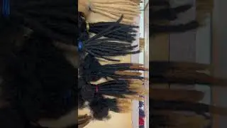 Locs extensions with human hair for sale in Ottawa #loctician #lydiabeautysalon  #locextensions
