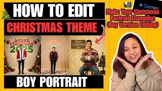 HOW TO EDIT CHRISTMAS THEME BOY VERSION? | Sarah Jane Semic