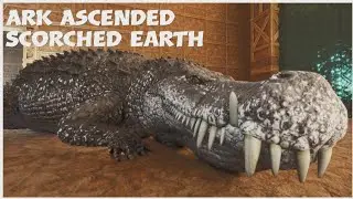 Taming My First Deinosuchus On Scorched Earth! E17 Ark Official PvE