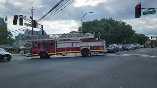 Newark Nj Fire Department Spare Ladder 33 Responding 9-20-22
