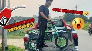 49cc Mini Bike Petrol Test | Public Reaction Unbelievable 😵| @EDGEAUTO