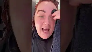Brow fail??? #diyhair #hairfail #copperhair