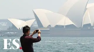 Bushfires in Australia: terrifying footage of Sydney skyline blanketed in smoke