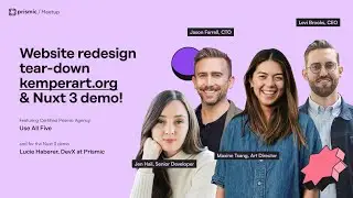 Join us for a website redesign tear-down and Nuxt 3 demo! | Prismic Meetup
