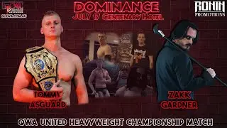 QWA Heavyweight Championship - Tommy Asguard (c) V The Tainted Crow - Dominance 2021