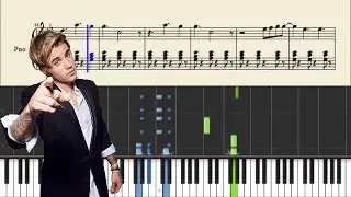 DJ Snake & Justin Bieber - Let Me Love You - Piano Tutorial + SHEETS