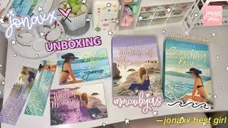 Unboxing Costa Leona Series 1&2 🌊| Jonaxx Self Published Books 🦋✨