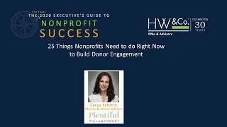 25 Things Nonprofits Can Do to Build Donor Engagement