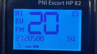 27.205 MHz FM CB Radio Channel 20 Repeater In Sweden (SSB QRM + FM Signals) G8JNJ SDR 9 August 2024