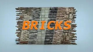 RayFire Bricks modifier promo