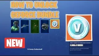 How to Get the Geforce Reflex Bundle Nvidia Skin With Close Ups and Gameplay Fortnite