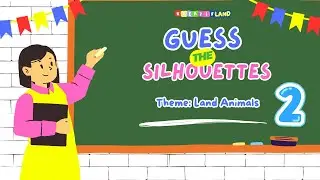 Guess the Silhouettes! Land Animals Quiz 🐾 [Part 2]