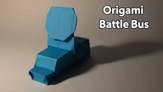 Origami Fortnite Battle Bus