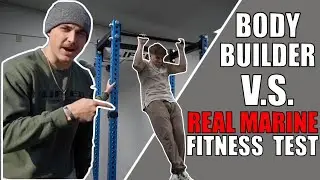 BODYBUILDER TAKES ON U.S. MARINE FITNESS TEST