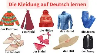 Kleidung auf Deutsch 🇩🇪 | Deutsch lernen für Anfänger| Deutsch Wortschatz“#Kleidung