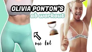 I TRIED OLIVIA PONTON'S AB WORKOUT | Trying Tiktok Workouts
