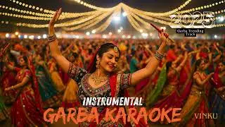 2025 Garba Dandiya Night Karaoke | High Energy Instrumental Garba | Vinku