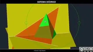 DIÉDRICO-INTERSECCIÓN PLANO-PIRÁMIDE