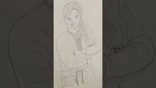 Swami Vivekananda Pencil Drawing | Hand Drawing Art#VivekanandaDrawing