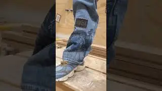 Custom 2pac Tribute Denim Jeans - laser engraving/cutting double applique - Xtool #2pac #xtool