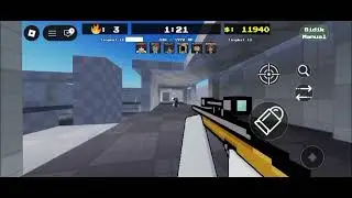 My Gameplay Roblox:Fps Flick Kills=24