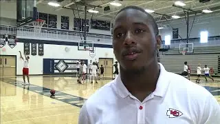 Josh Caldwell playing for home team