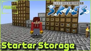 Simple storage and Danks - FTB Skies Minecraft