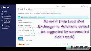 Cpanel not receiving Emails | A working solution