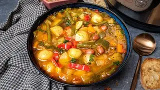 Instant Pot Vegetable Soup with Beans