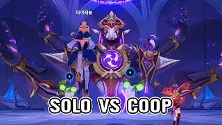 SCARAMOUCHE BOSS SOLO VS COOP - GENSHIN IMPACT