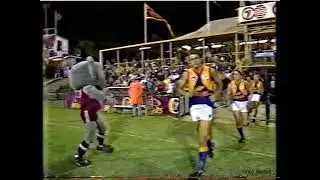 1992 banner for John Worsfold's 100th game and Dean Kemp's 50th game