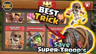 With this Trick you have Super Troops LONGER than 7 Days | #clashofclans