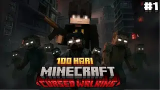 100 Hari Minecraft Cursed Walking EP1