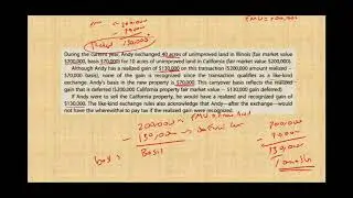 Non Taxable Exchanges &brvbar; Section 1031 Exchange &brvbar; Income Tax Course &brvbar; CPA exam Regulation