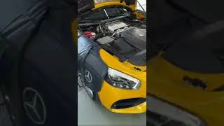How to replace spark plug on mercedes benz AMG GT W190 M178 engine #mercedes #amggt63s #mechanic