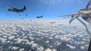 Skydiving Record Formations: The Pilot's View