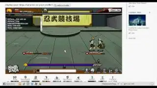 Ninja Saga  free user VS  emblem user  free user won 2 times