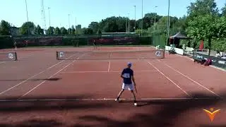 Slamstox College Tennis Showcase 2024 - No&euml;l Timmermans vs. Justin Chi
