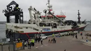 Skibe & traktorer på Langelinje