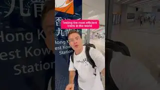 I tested the MOST EFFICIENT train in the world 🤯🚝💨 #travel #asia #china #japan