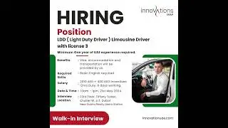 We are hiring Light Duty Drivers with licence 3 | UAE #gulfjobs #dubaijobs #driverjobsindubaiuae