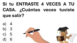 3PREGUNTAS DE RAZONAMIENTO LÓGICO - Nivel 1 - Cosrec Math