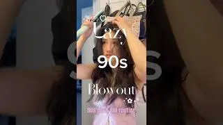 How to get 90s Blowout #hair #hairstyle #hairstyles #hairtutorial #blowout #hairtok #fyp #shorts